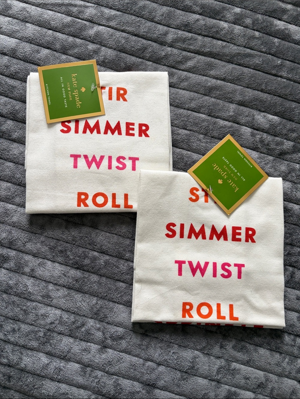 kate spade Kitchen Towels in ‘Sizzle’ Design (Set of 2)